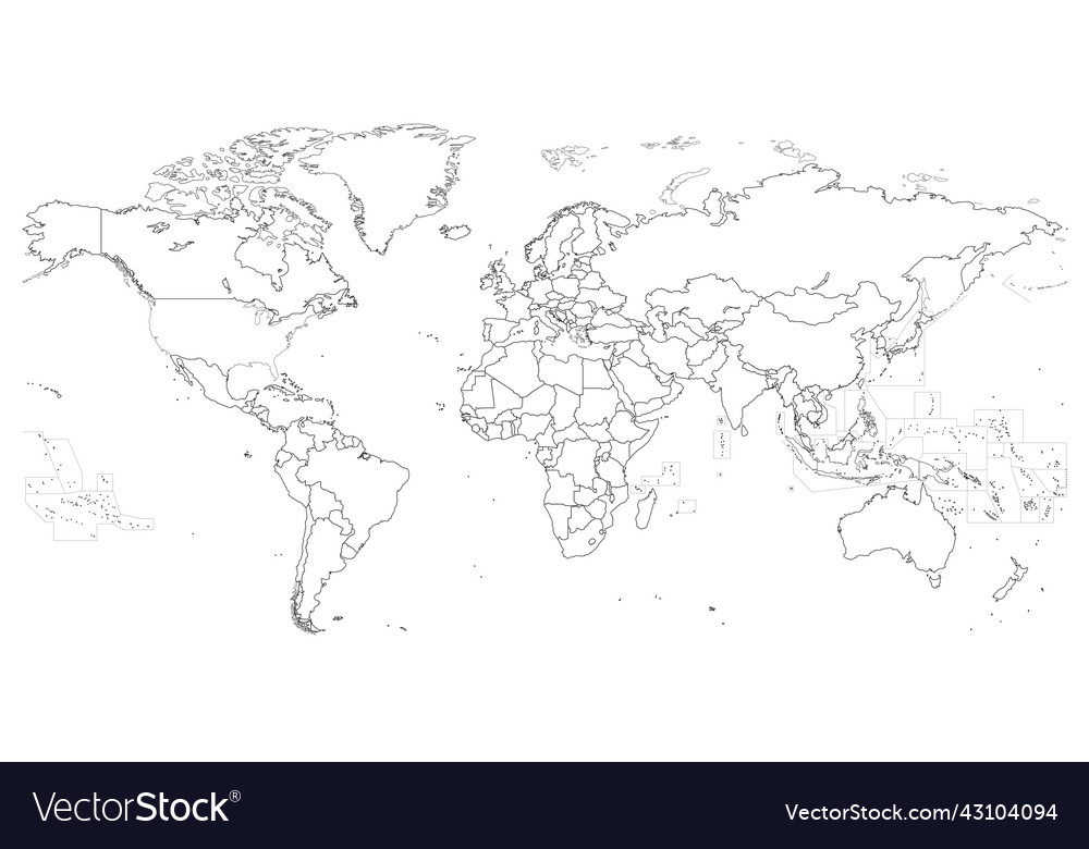 World map detailed