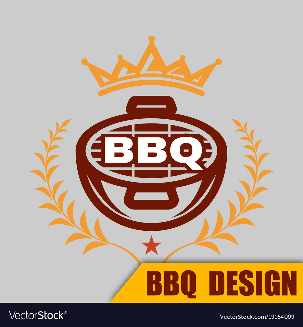 Bbq king logo image Royalty Free Vector Image - VectorStock