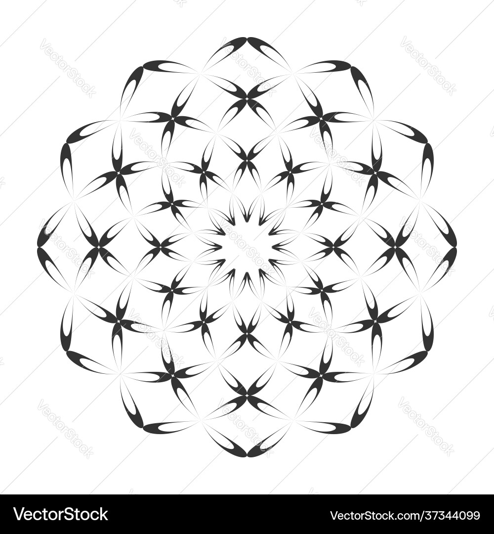 Circle Web Pattern Vector Circle pattern Royalty Free Vector Image - VectorStock