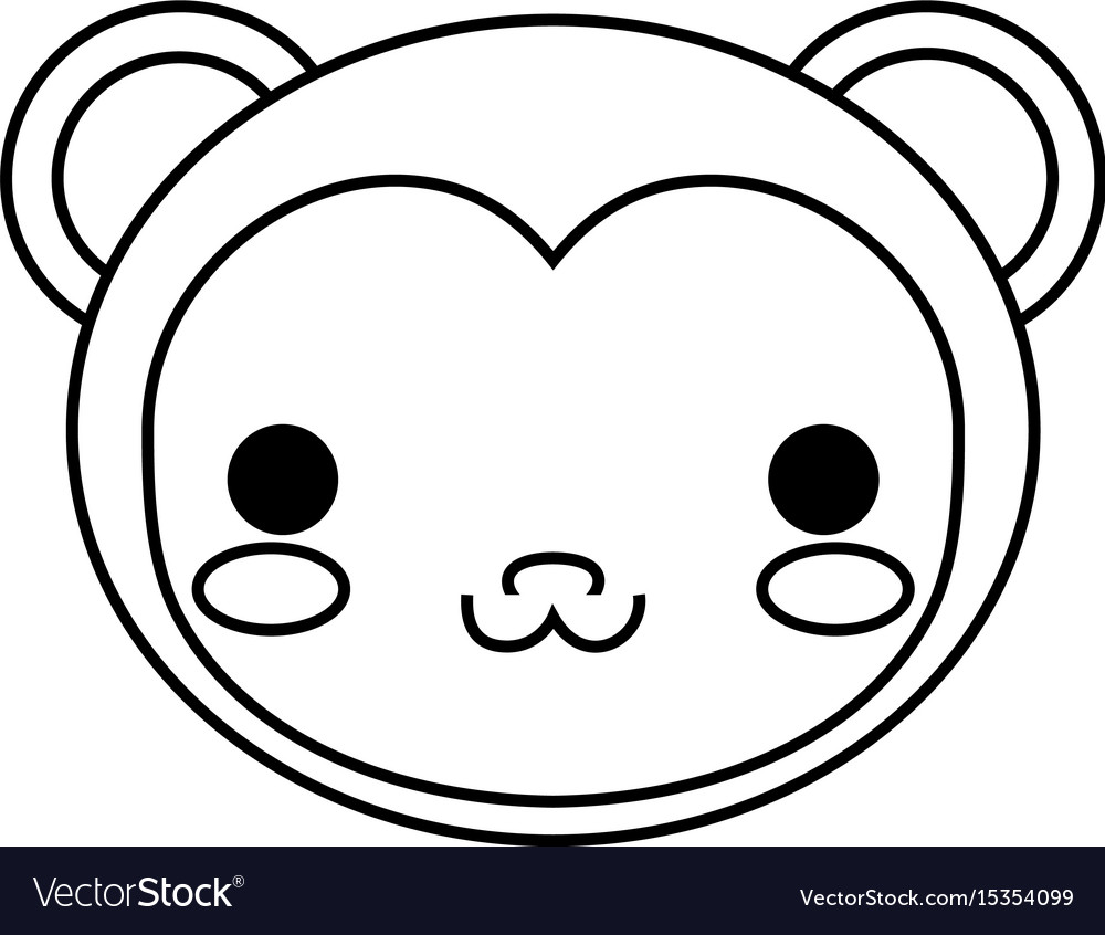 Kawaii animal icon Royalty Free Vector Image - VectorStock