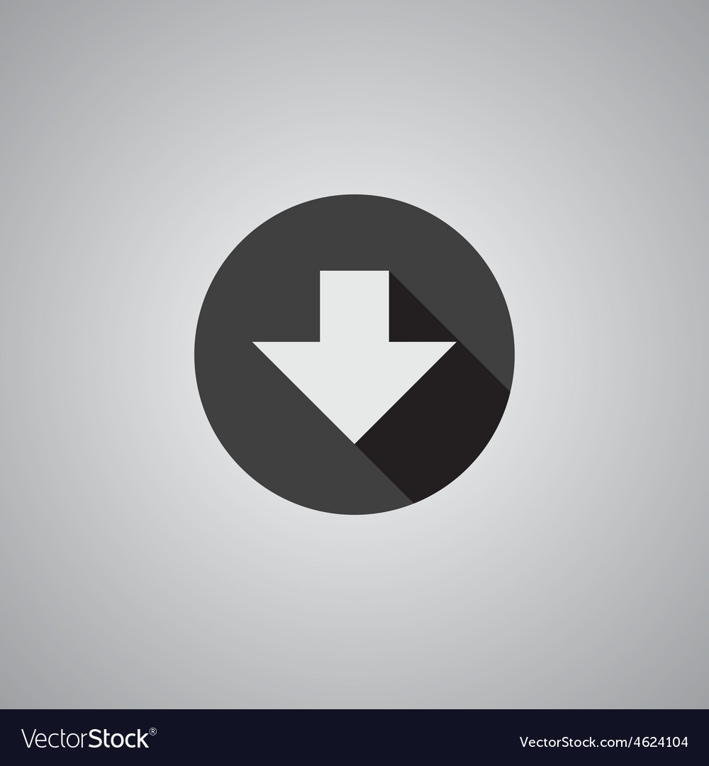 Down Arrow Text Symbol