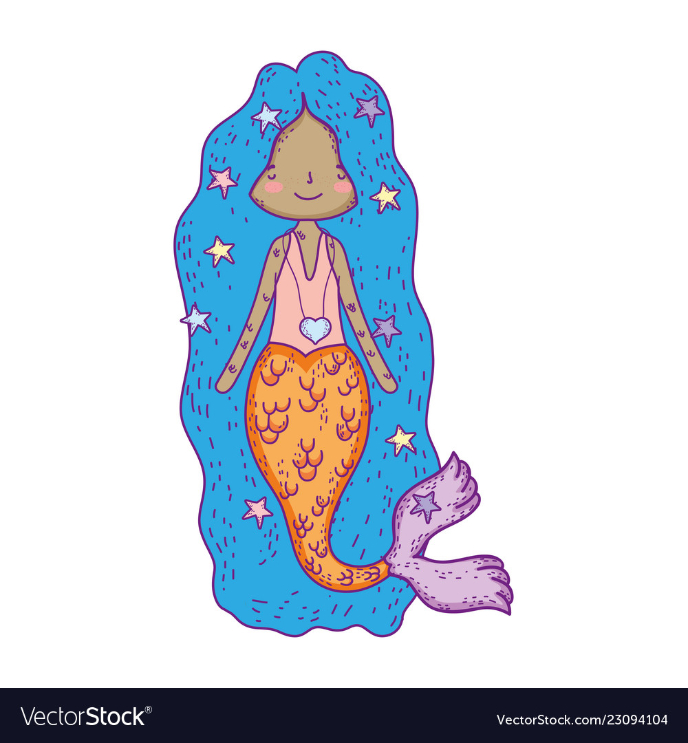 Cute mermaid fairy tales