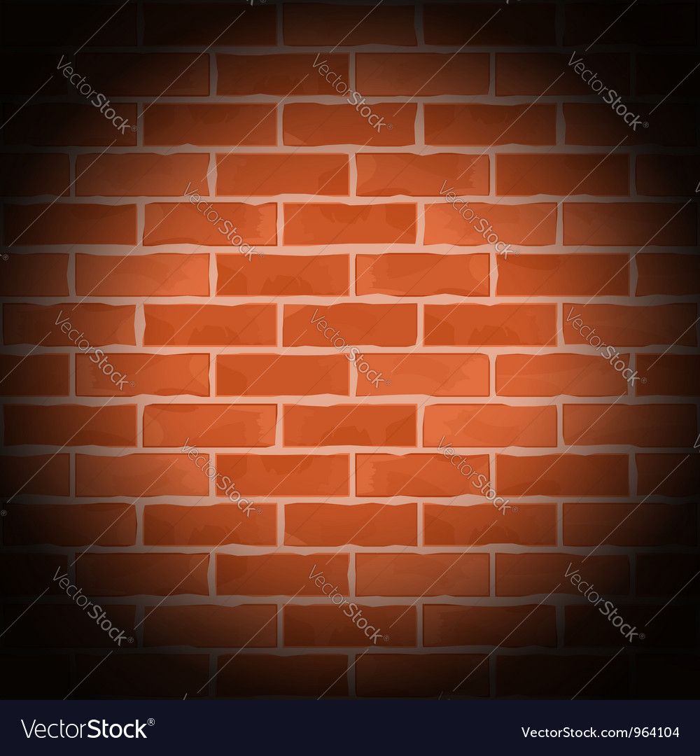 Old Brick Wall Royalty Free Vector Image Vectorstock Old Brick Wall
