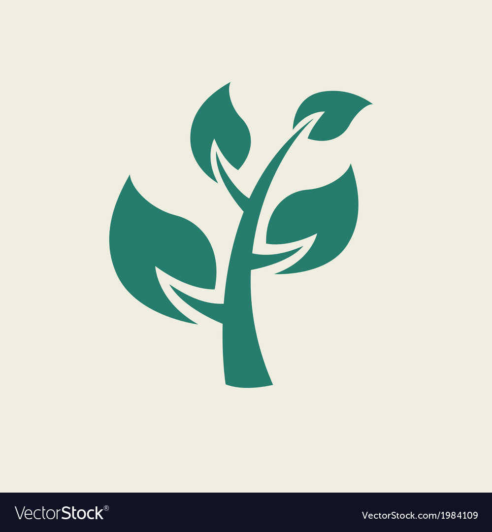 Eco flat icon