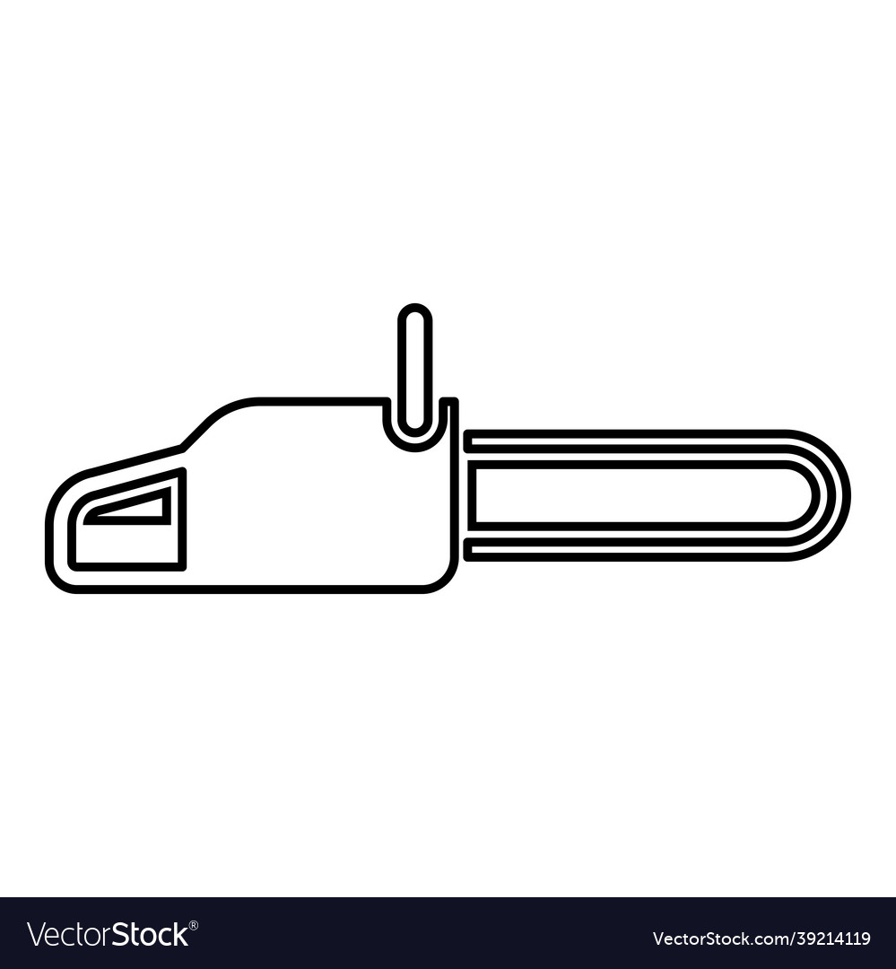 Chainsaw petrol chain saw lumberjack tool contour