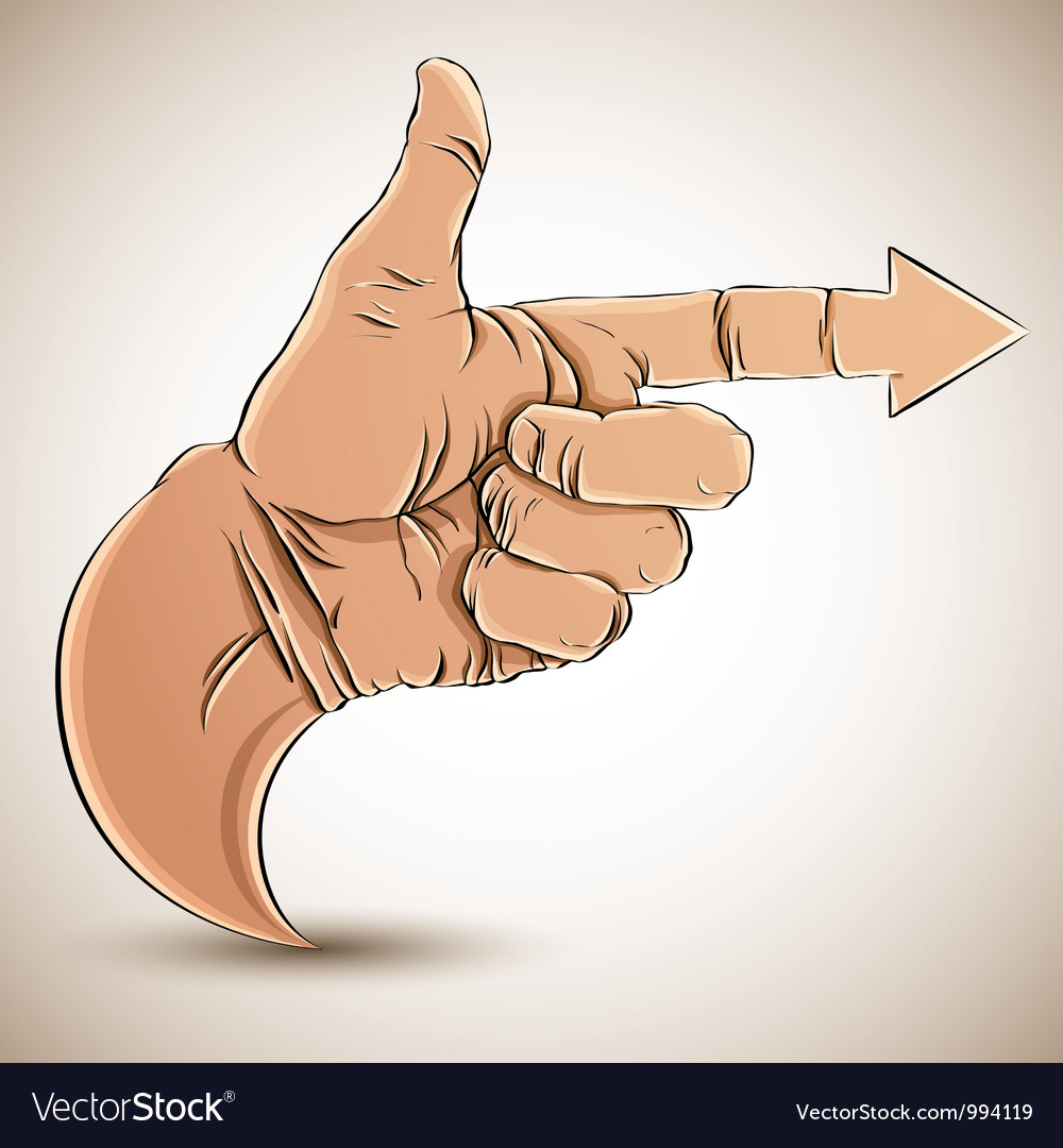 hand-with-pointing-finger-and-arrow-royalty-free-vector