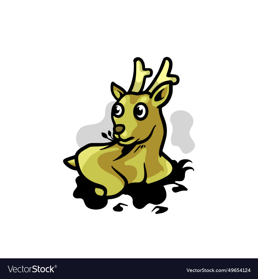 Cute deer mascot