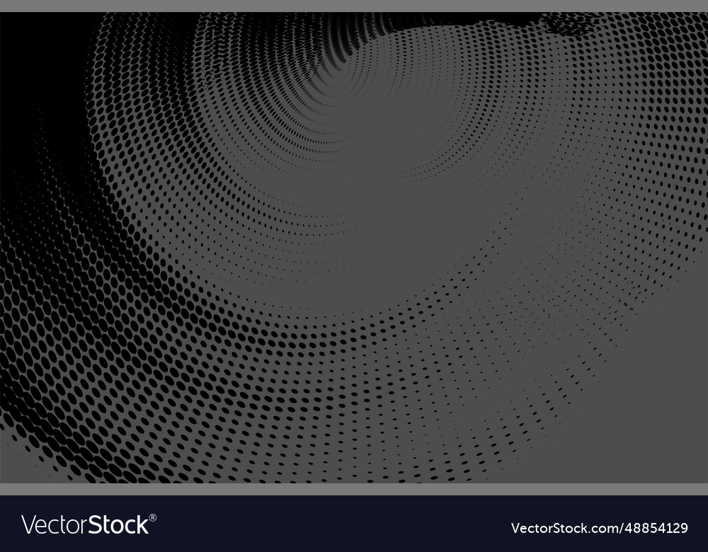 Abstract halftone texture black background