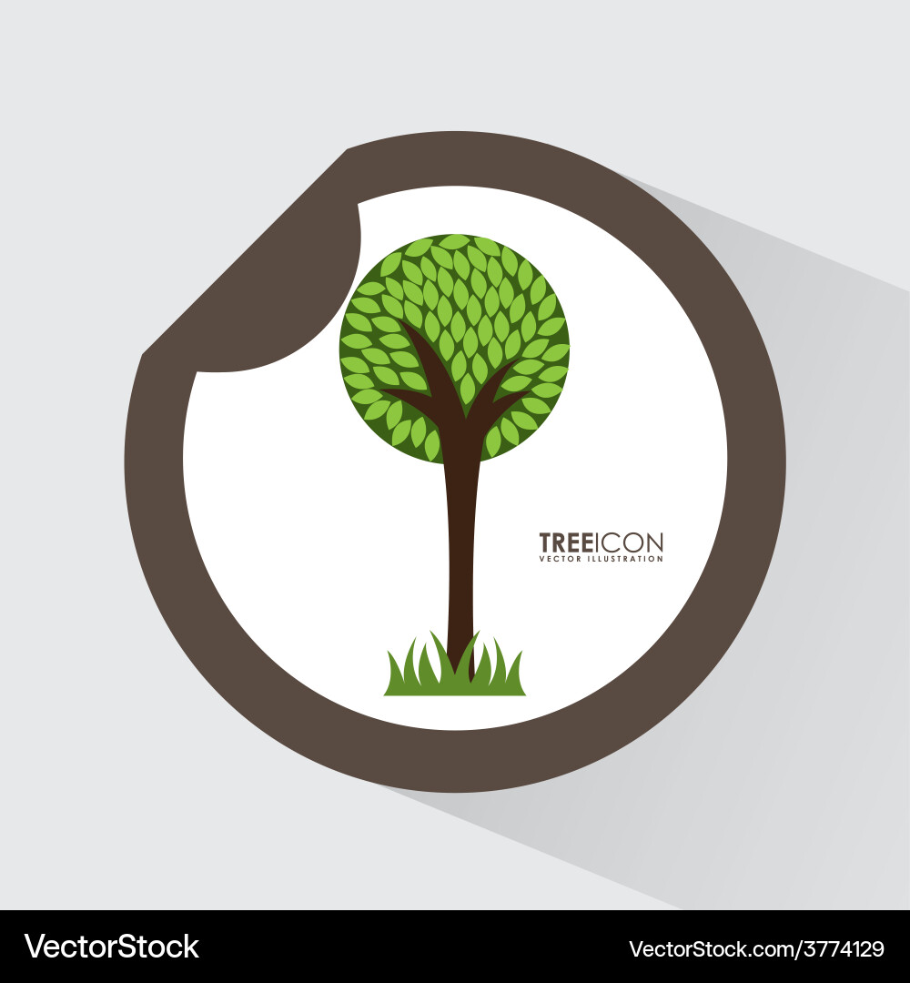 Tree icon Royalty Free Vector Image - VectorStock
