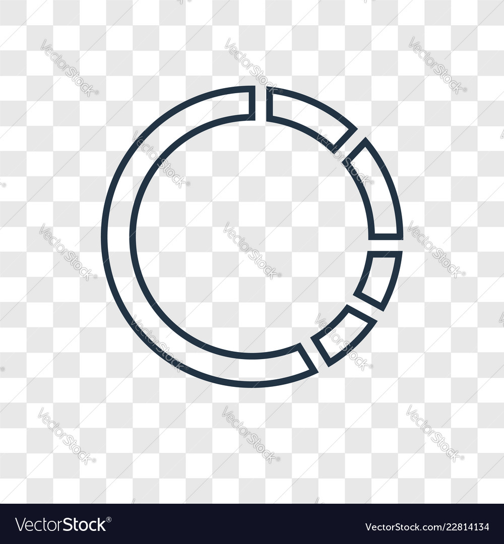 Loading concept linear icon isolated Royalty Free Vector