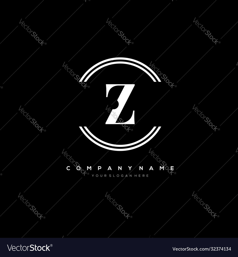 Z letter logo template