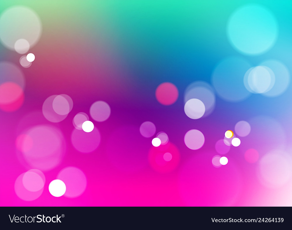 Abstract colorful background with bokeh light