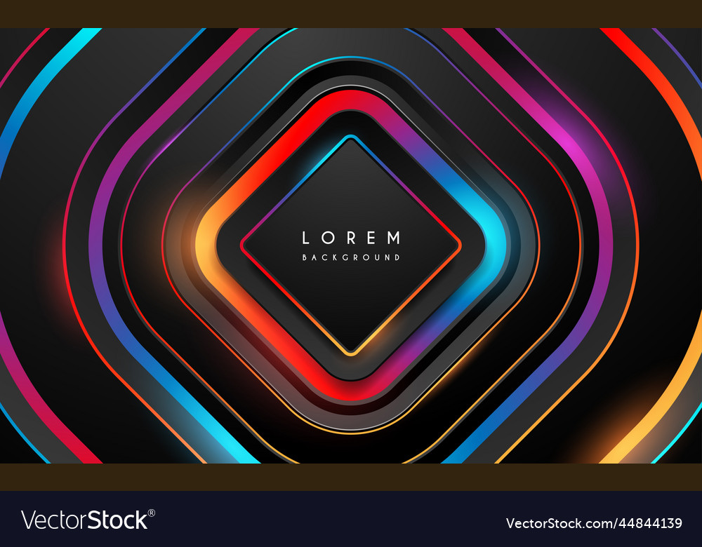 Abstract multi color geometric background Vector Image