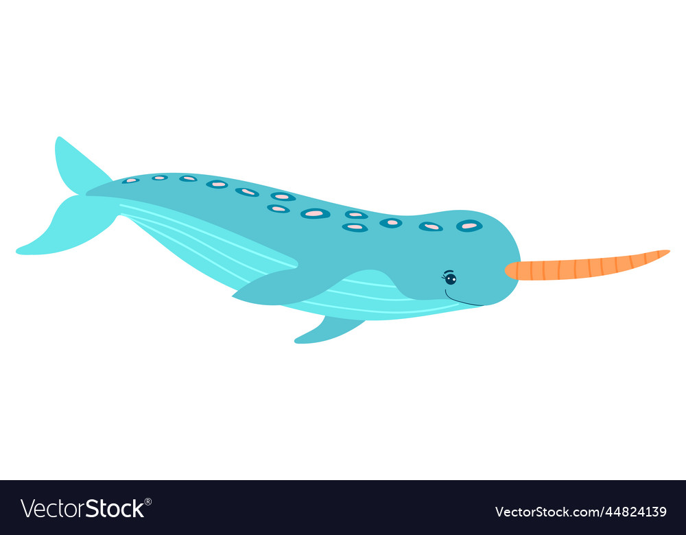 Cartoon style ancient fish rare inhabitant vector image Cartoon style ancient fish rare inhabitant