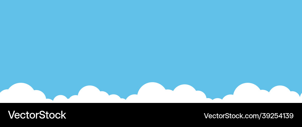 Clouds and sky Royalty Free Vector Image - VectorStock