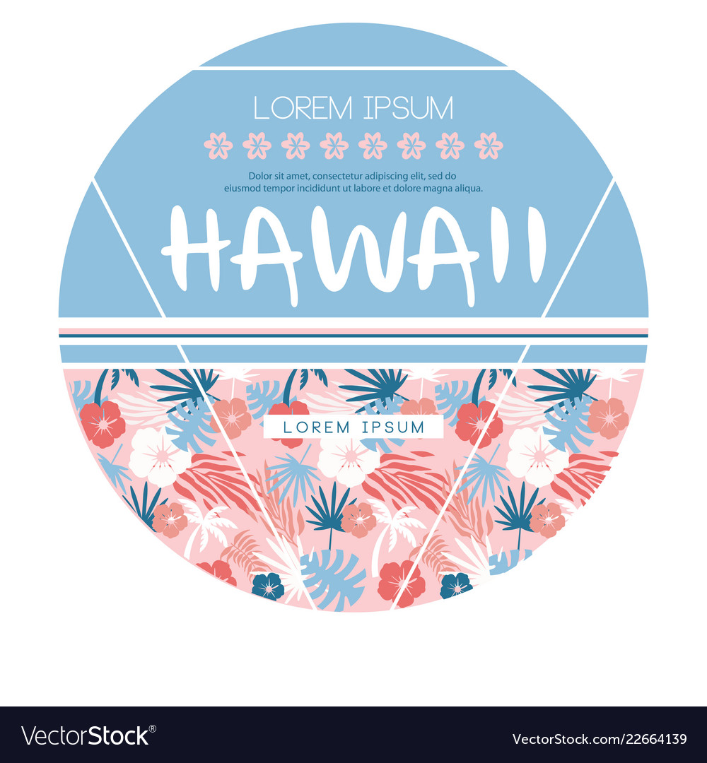 Hawaii country club print