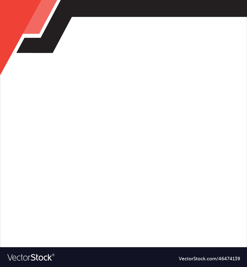 Letterhead business corner Royalty Free Vector Image