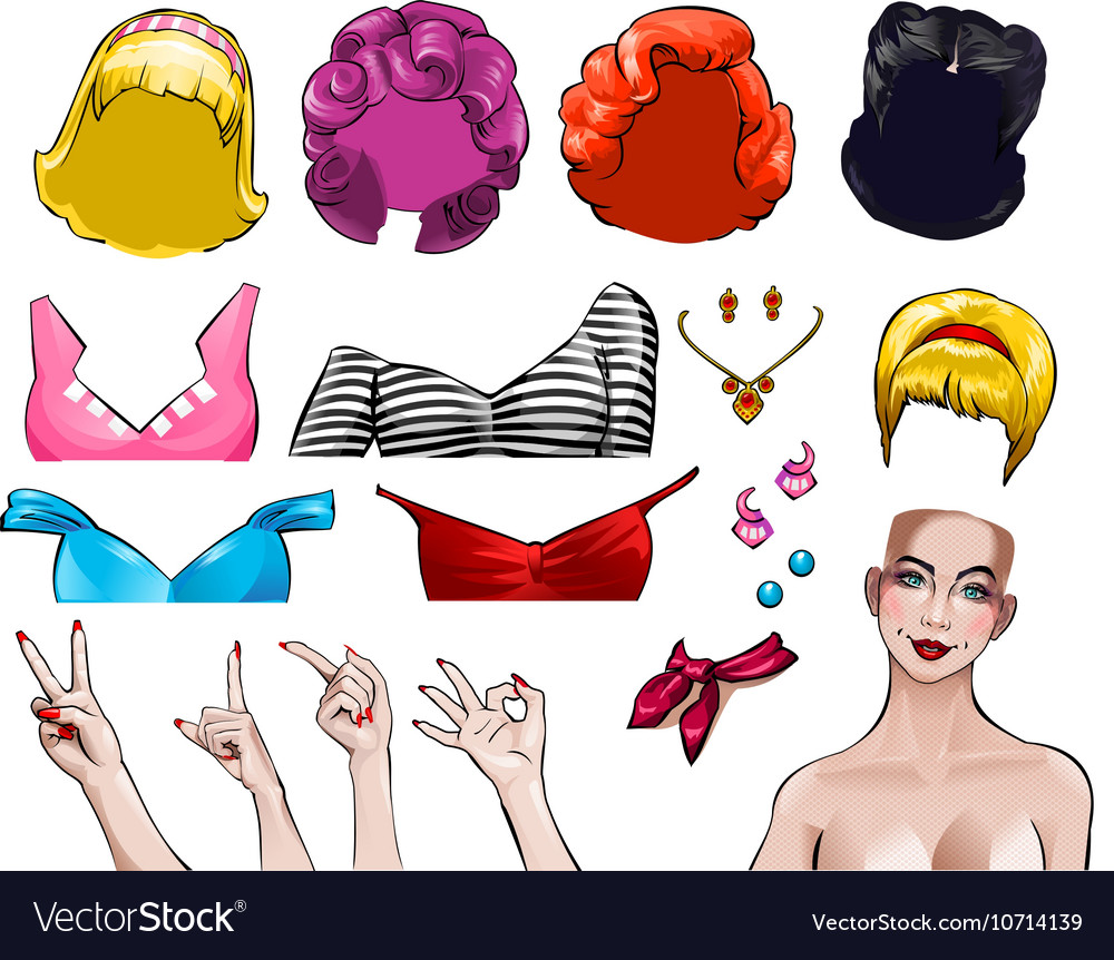 Pop art girl Royalty Free Vector Image - VectorStock