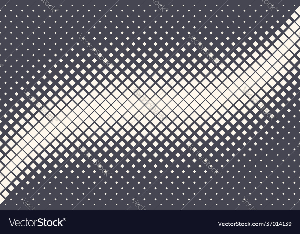 Rhombus halftone pattern geometric technology Vector Image