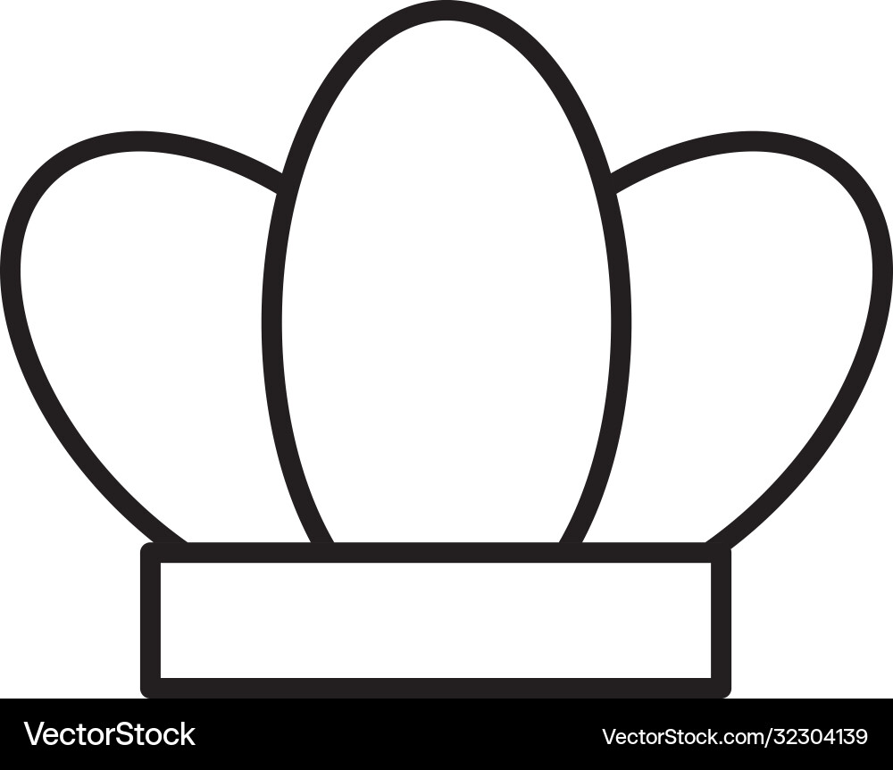 Royal crown prince line style icon Royalty Free Vector Image