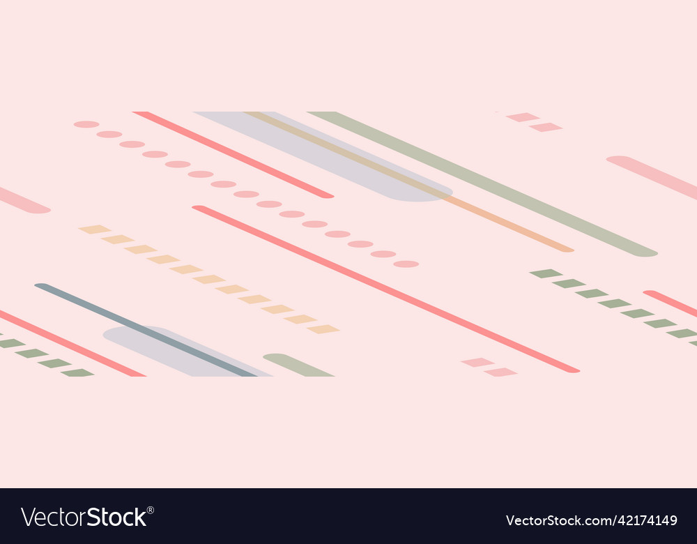 Abstract color pattern with different geometric Vector Image
