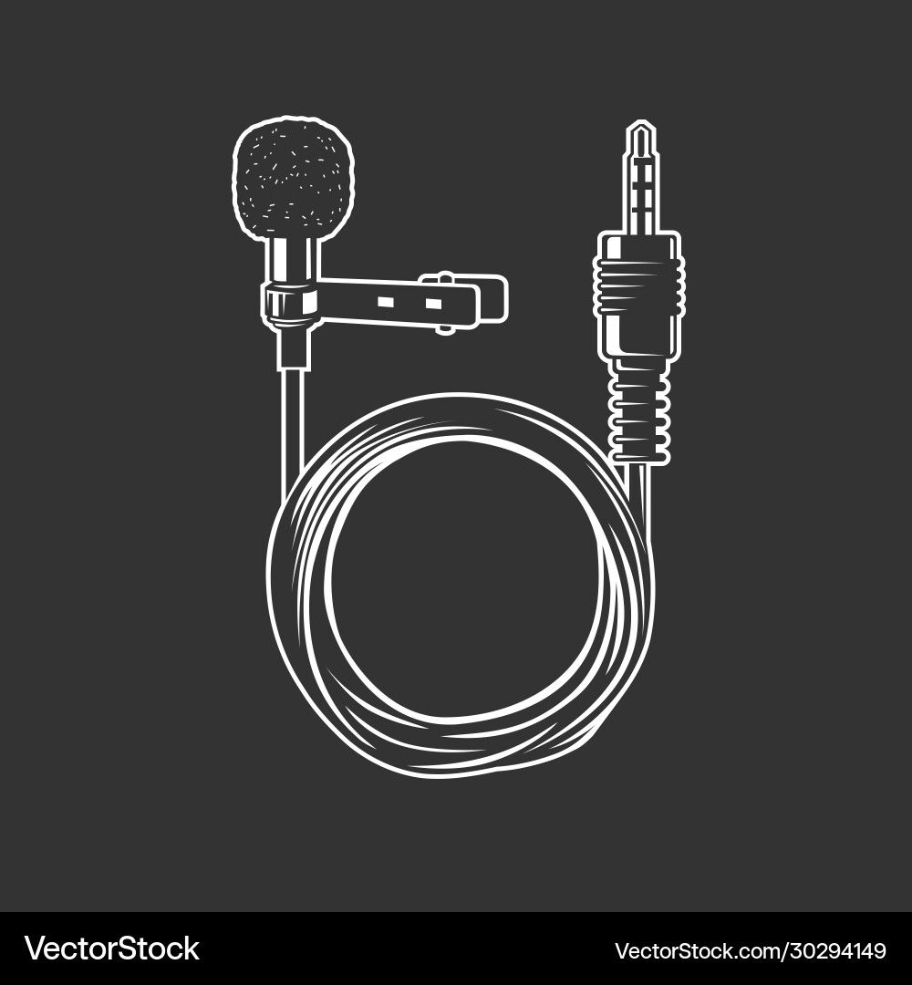 Microphone logo concept Royalty Free Vector Image
