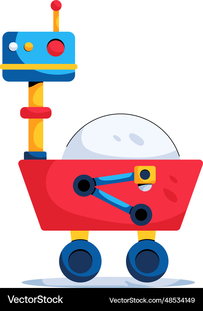 Moon Rover Image For Powerpoint Moon rover Royalty Free Vector Image - VectorStock