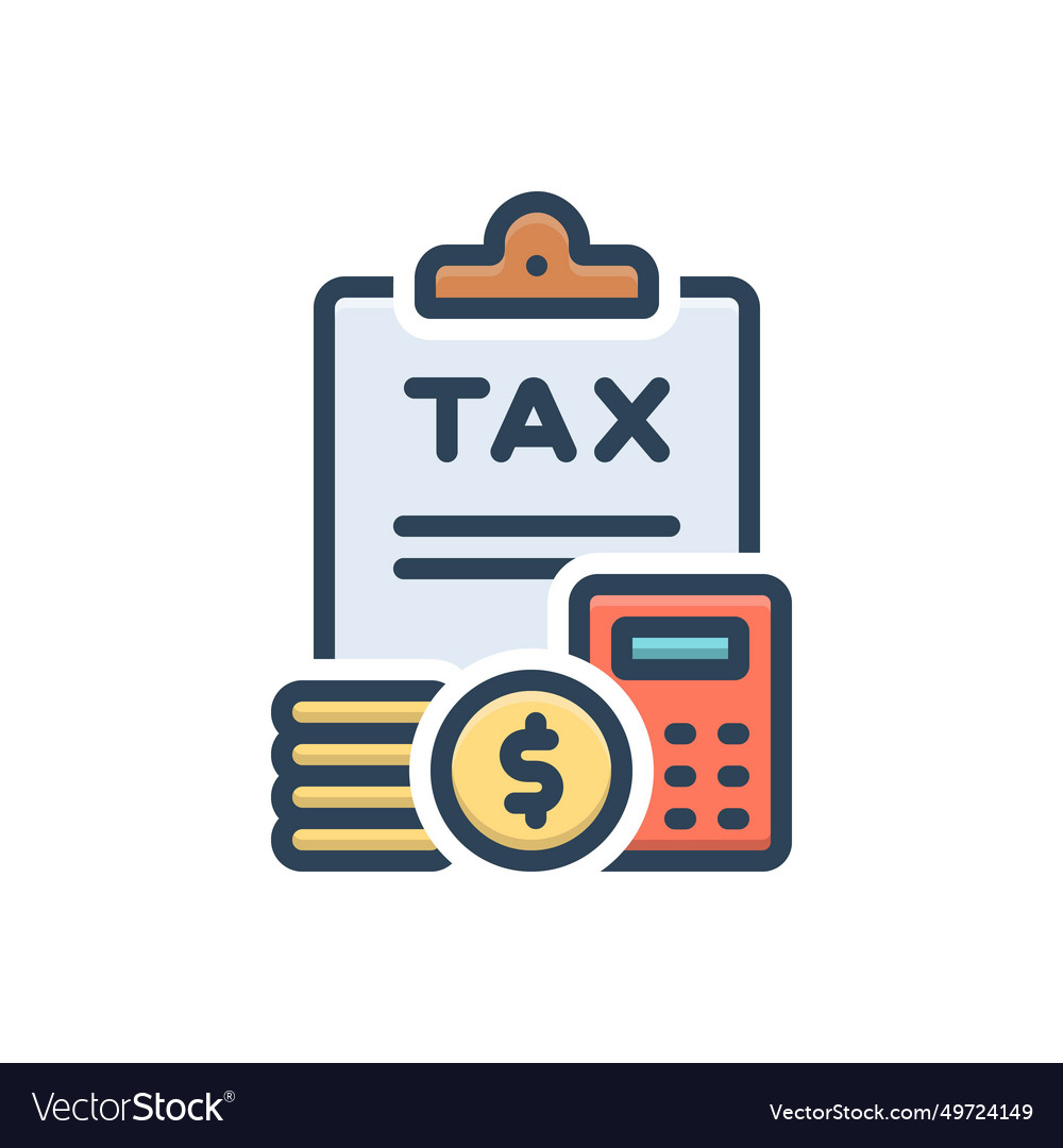 Tax return Royalty Free Vector Image - VectorStock