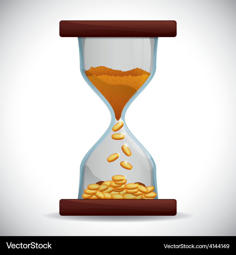 Time design Royalty Free Vector Image - VectorStock