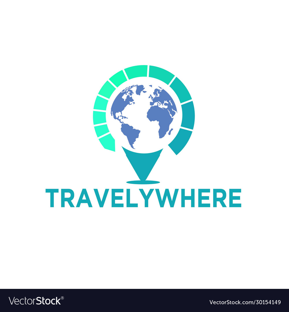 Travel world logo designs simple