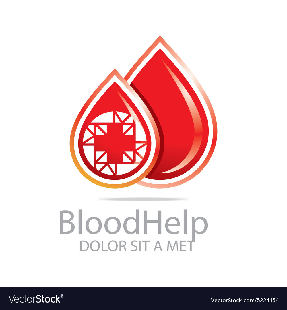 Blood help medical donors healthy symbol