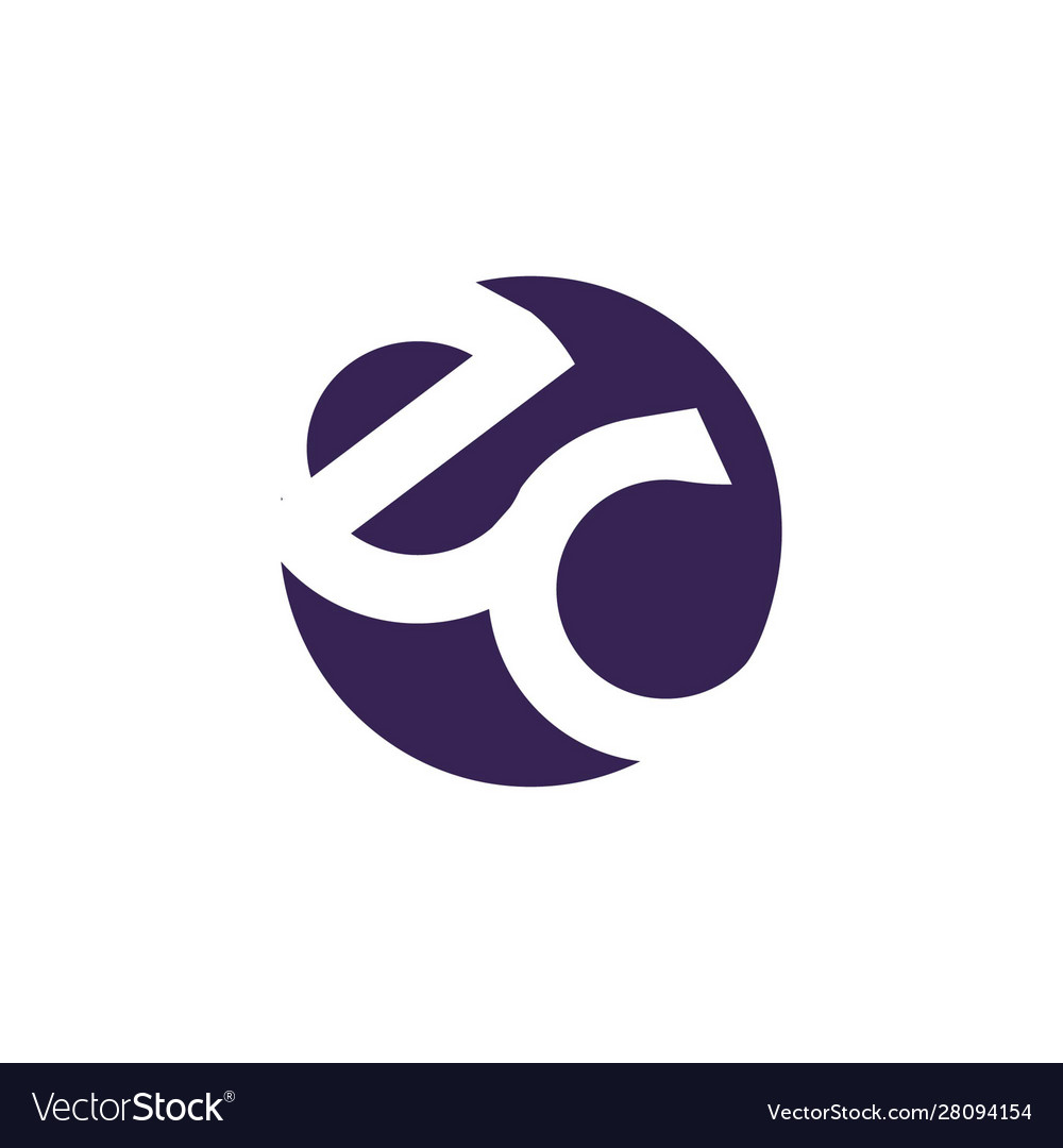 Initial letter ce or ec logo design