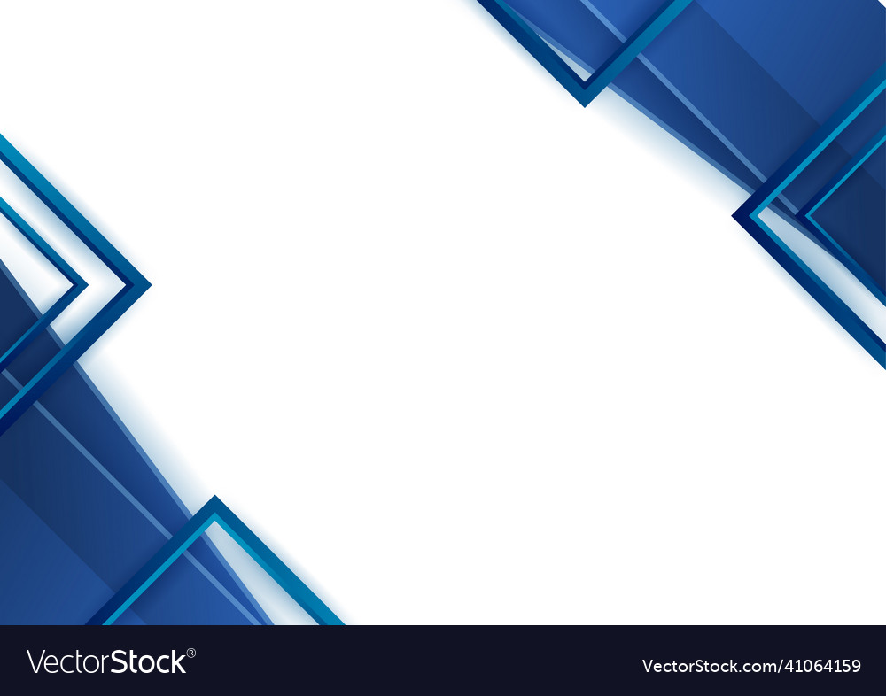 Abstract blue background poster with dynamic Vector Image