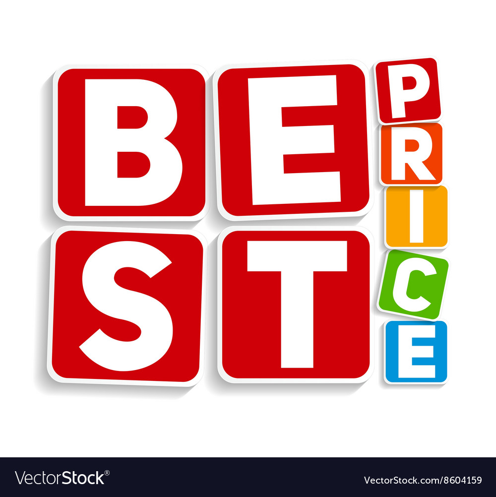best price sign template royalty free vector image