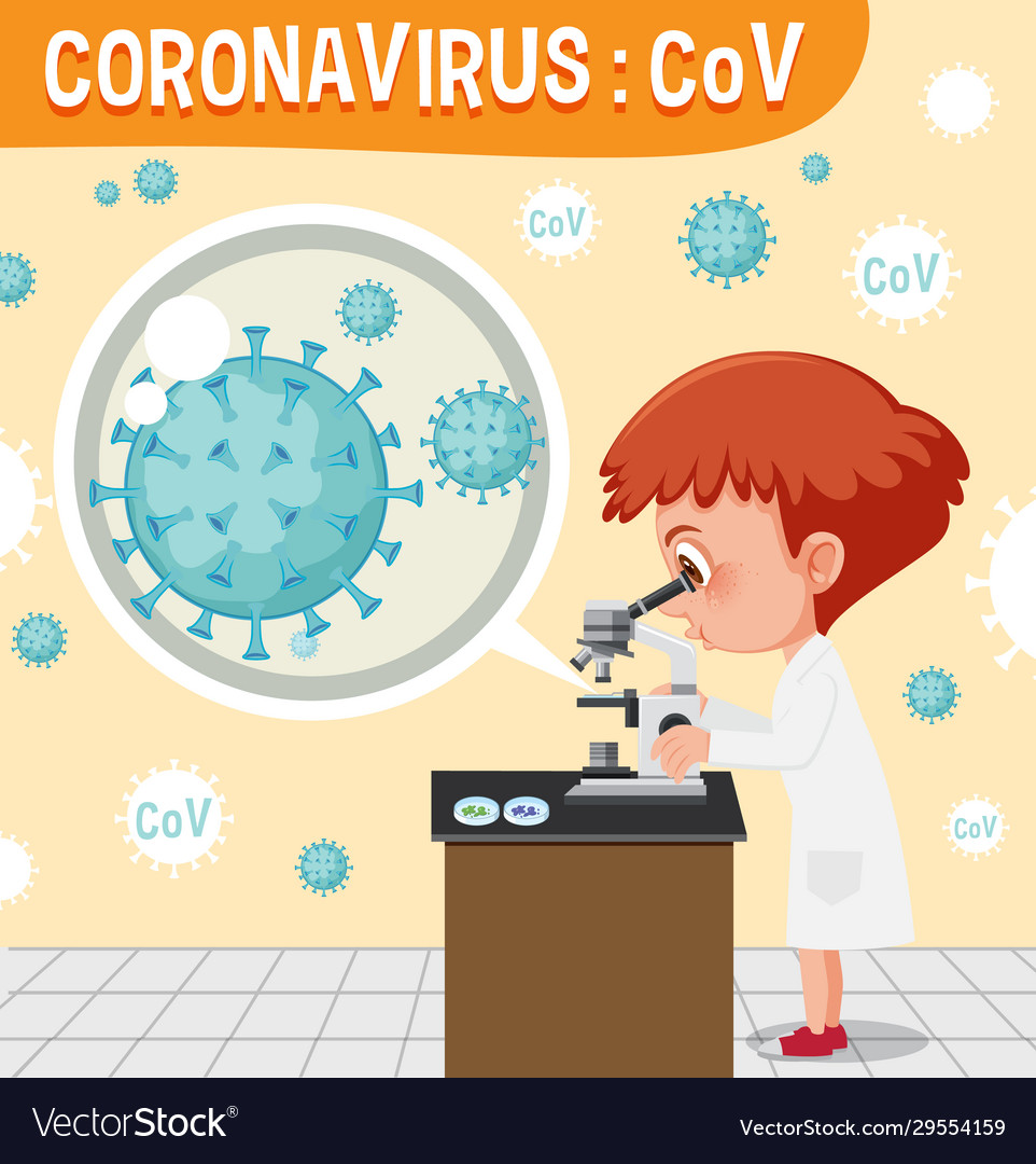 Diagramm zeigt Coronavirus mit Arzt suchen