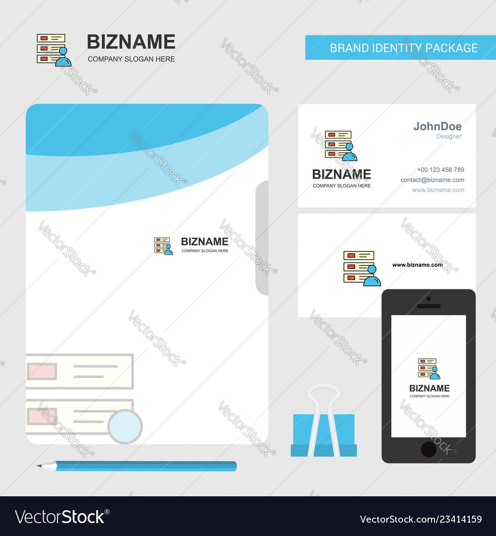 Files business logo file cover visiting card