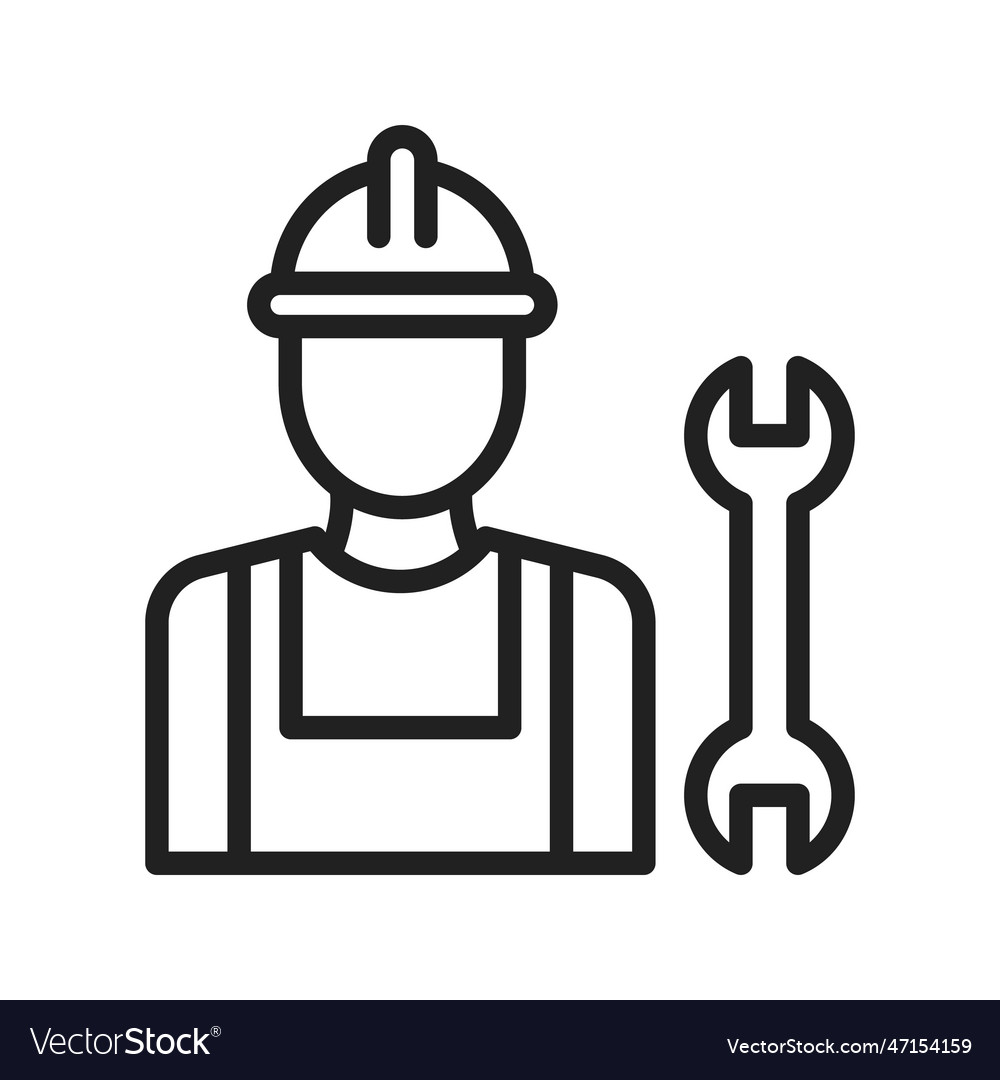 Plumber icon image Royalty Free Vector Image - VectorStock