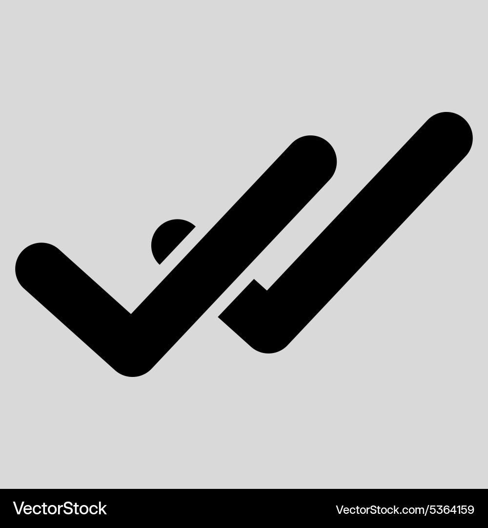 Validation icon from business bicolor set Vector Image