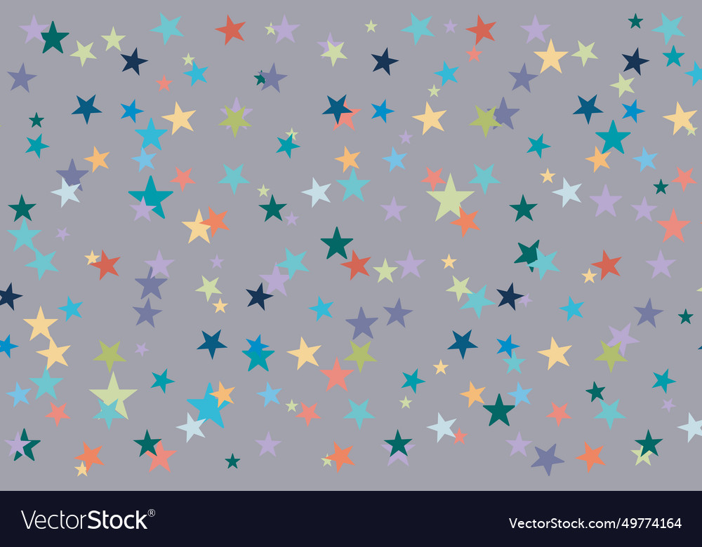 Abstract stars on grey background