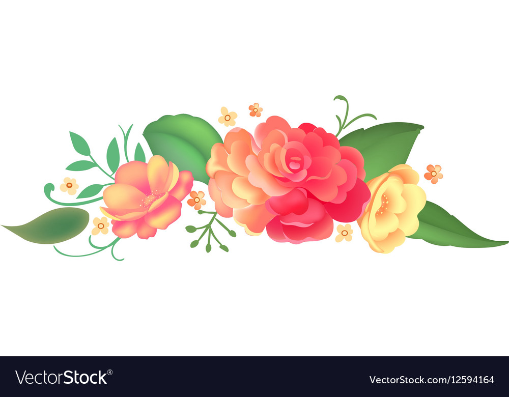 Download Flower arrangement Royalty Free Vector Image - VectorStock