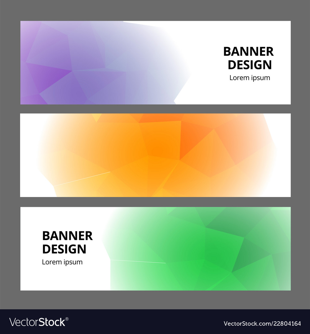 Modern abstract banner background template design Vector Image