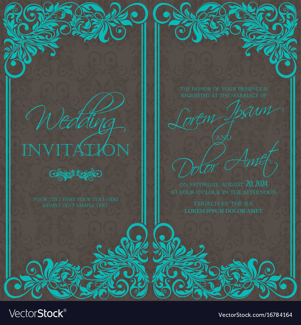 Wedding invitation and save the date cards