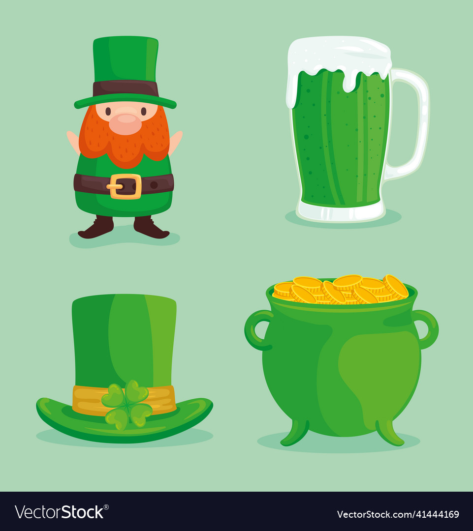 Icon set saint patricks day