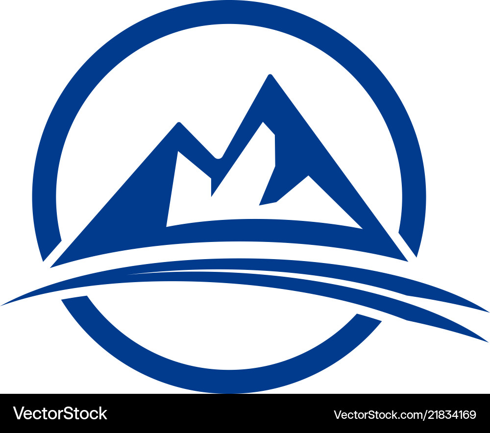 Mountain logo Royalty Free Vector Image - VectorStock