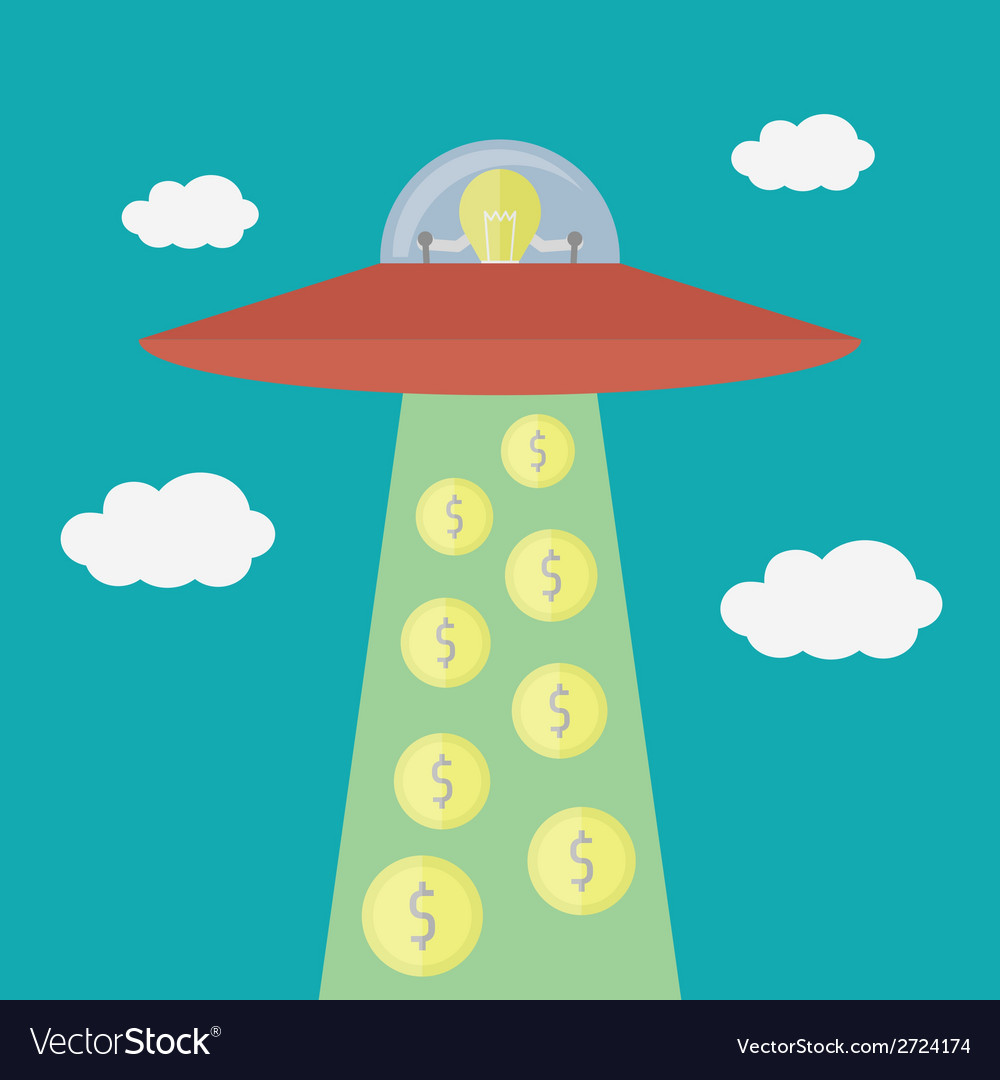 Lightbulbsuckmoney Royalty Free Vector Image - VectorStock