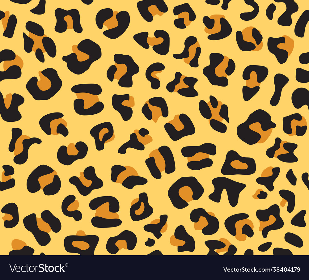 Leopard skin texture Royalty Free Vector Image