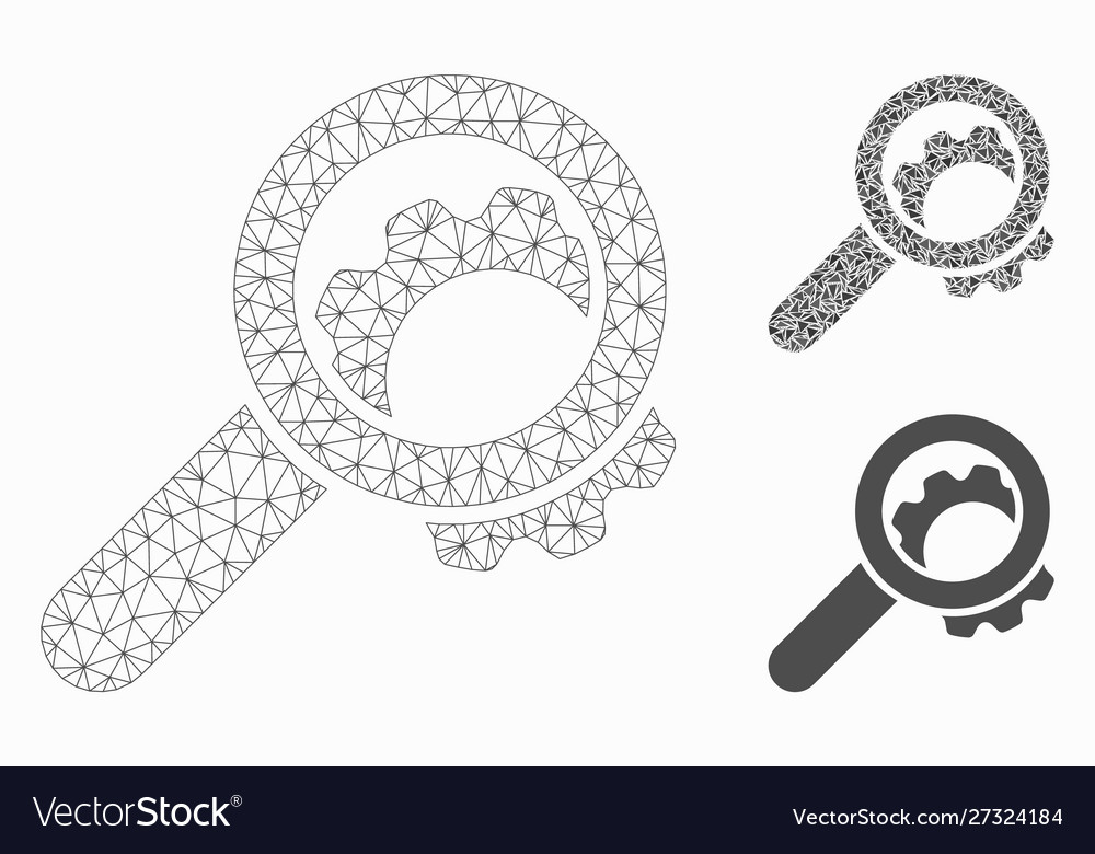 View configuration gear mesh wire frame