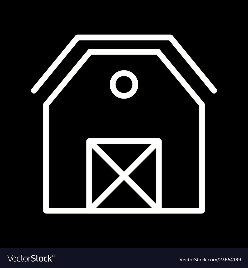 Barn icon Royalty Free Vector Image - VectorStock