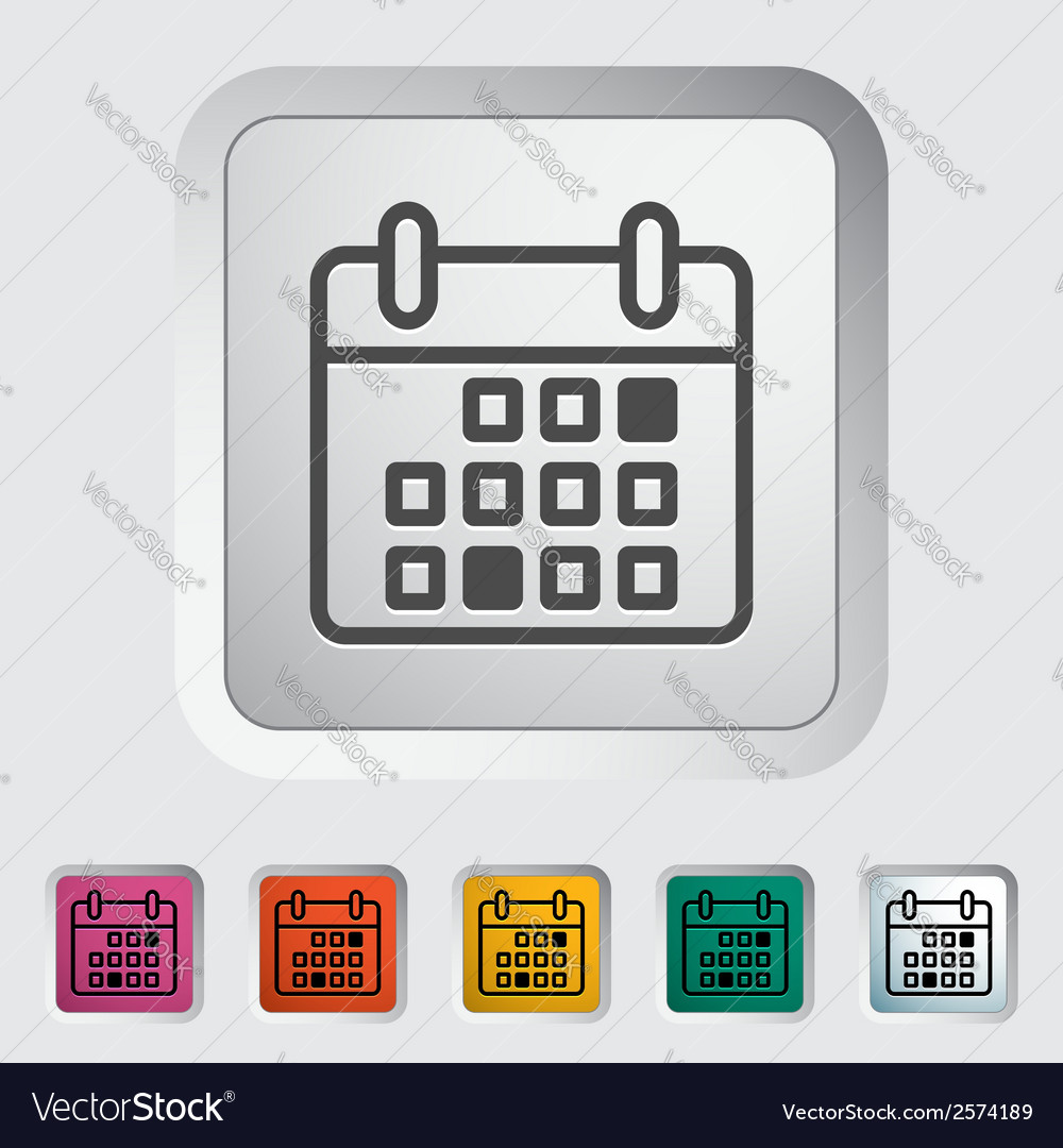 Calendar stroke icon