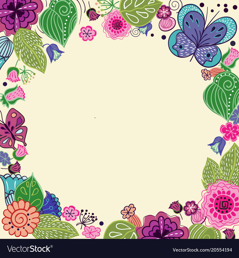 Background with natural elements Royalty Free Vector Image